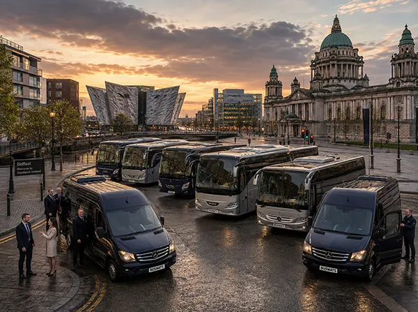 Busways Ltd premium minibuses and coaches in Belfast, Northern Ireland